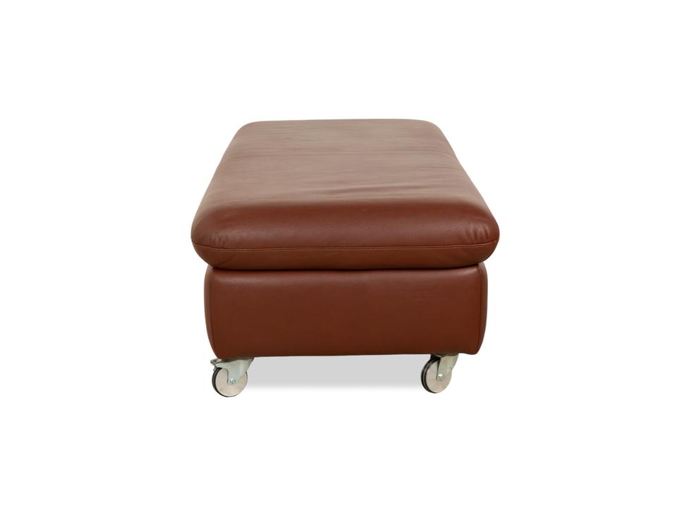 Willi Schillig Taoo Leder Hocker Braun Rot Staufach – Bild 12