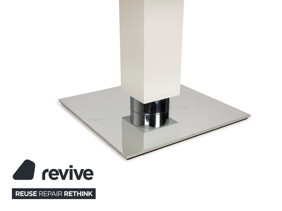 Bacher TODO Holz Glas Esstisch Weiß – Bild 4