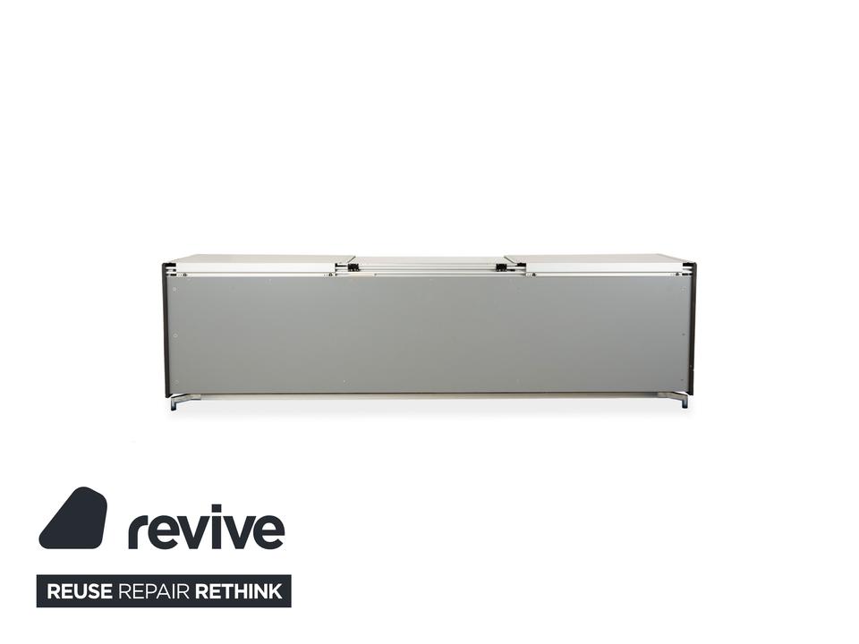 Team by Wellis Metall Sideboard Grau Glas – Bild 12