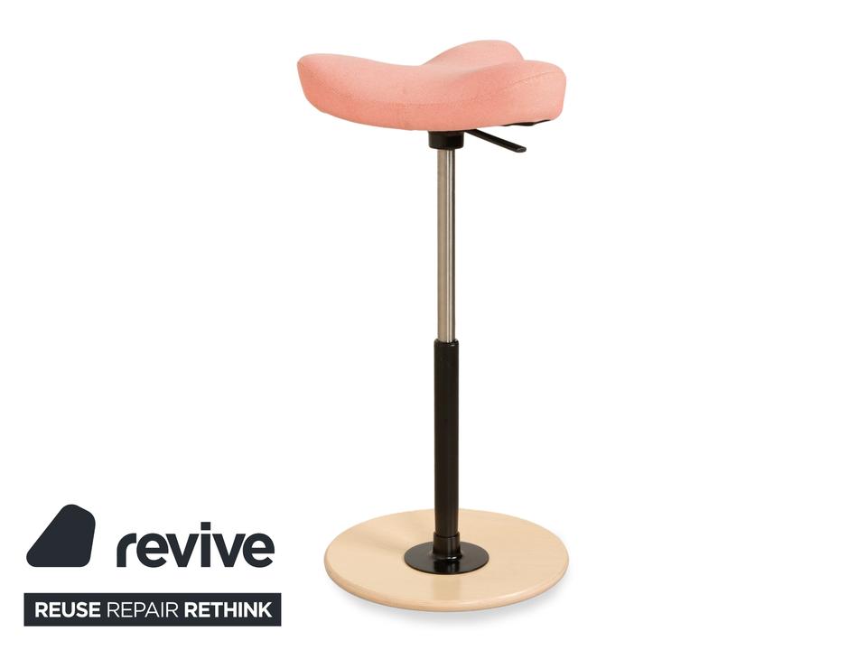 Varier Move Sitz-Steh Hocker Stuhl Rosa Korall Revive 524 Basis – Bild 4