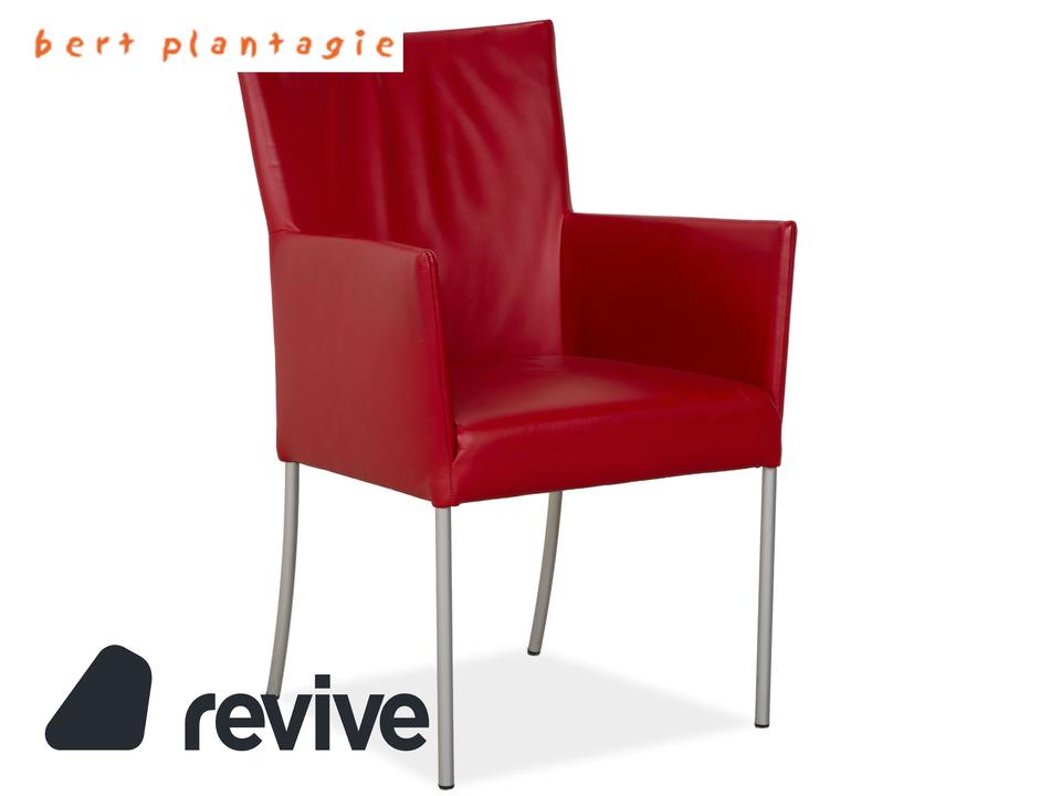 bert plantagie ARC-E Leder Stuhl Rot Esszimmer