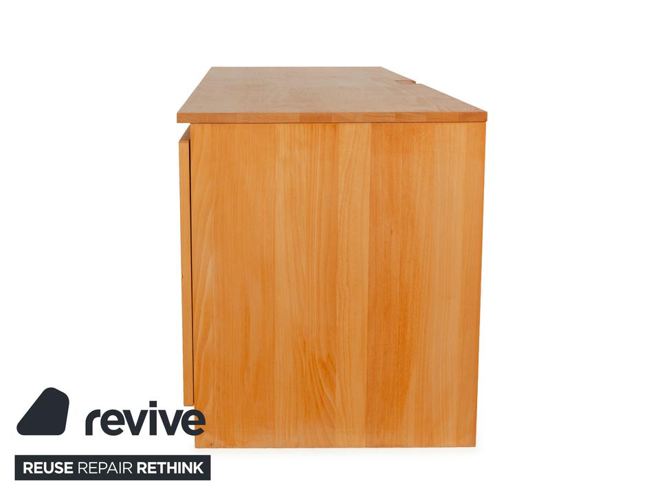 Grüne Erde Holz Sideboard Hellbraun Massivholz Schublade – Bild 12