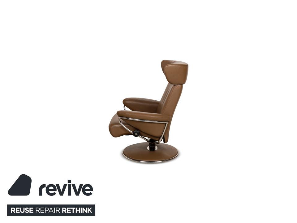 Stressless Jazz M Leder Sessel Braun inkl. Hocker manuelle – Bild 8
