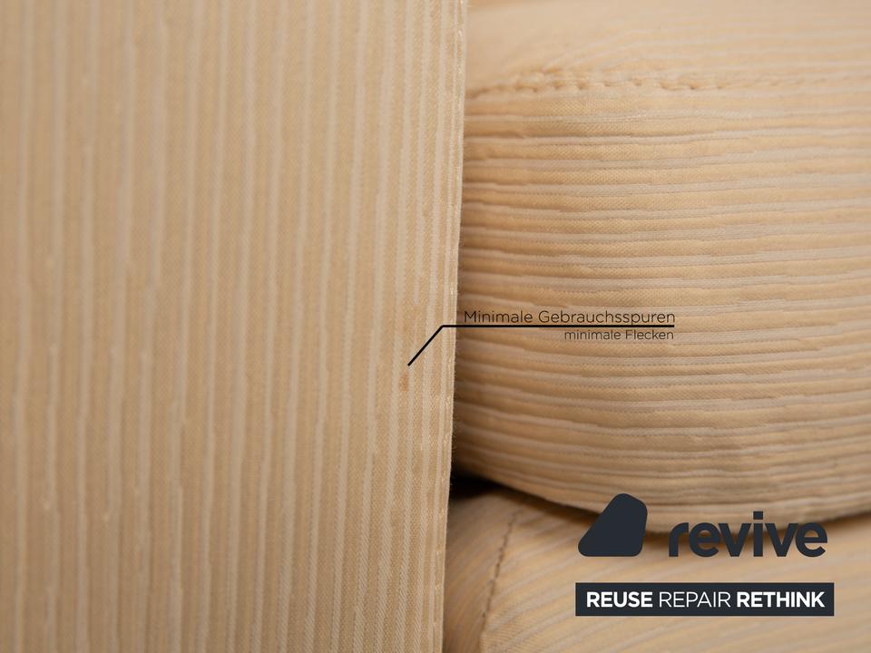 Cor Conseta Stoff Zweisitzer Creme Beige Sofa Couch – Bild 5