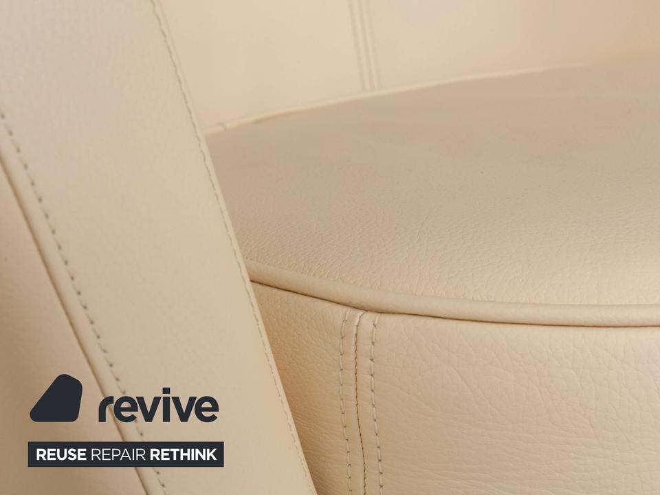 Bretz EVES ISLAND Leder Sessel Creme – Bild 3