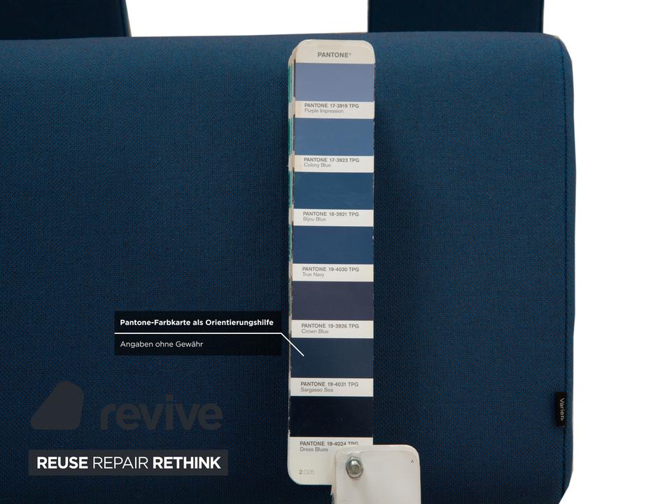 Varier Variable Stoff Sessel Stuhl Hocker Blau Kniestuhl – Bild 7