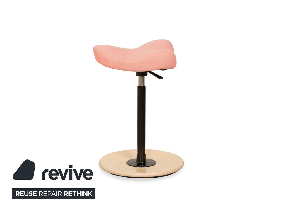 Varier Move Sitz-Steh Hocker Stuhl Rosa Korall Revive 524 Basis – Bild 3