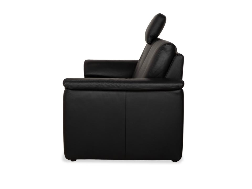 Willi Schillig Lucca Leder Zweisitzer Schwarz Sofa Couch – Bild 15