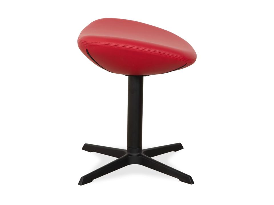 Varier Kokon Leder Sessel inkl. Hocker Rot – Bild 18