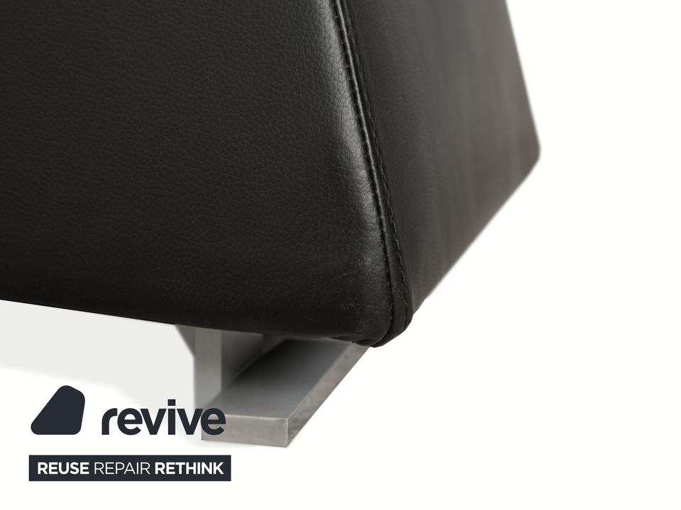 Ligne Roset Jul Leder Sessel Schwarz – Bild 4