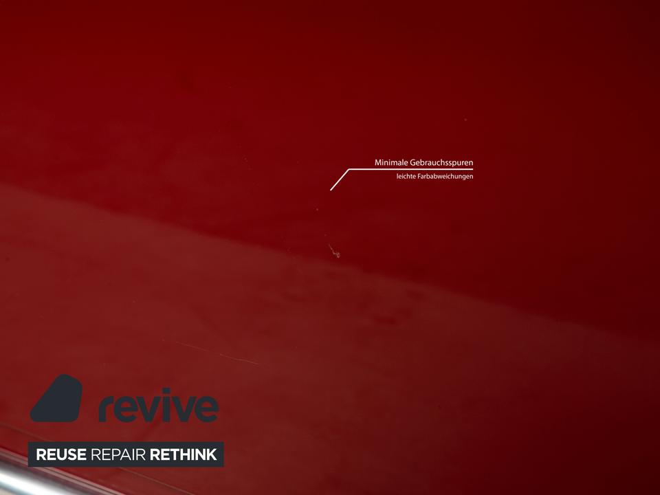 B&B Italia Holz Sideboard Rot Hochglanz 4 Türen Metallfüße – Bild 9