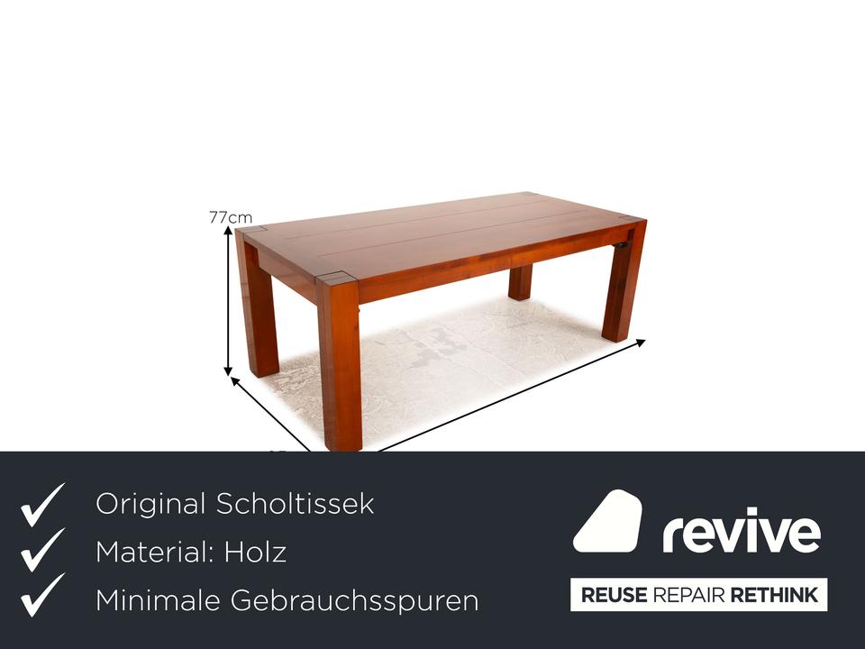 Scholtissek Holz Esstisch Kirsche Braun Ausziehfunktion 200/320 – Bild 2