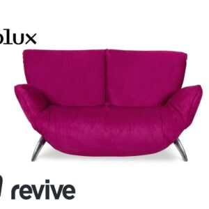 Leolux Panta Rhei Pink Zweisitzer Stoff Neubezug elektrische ✨