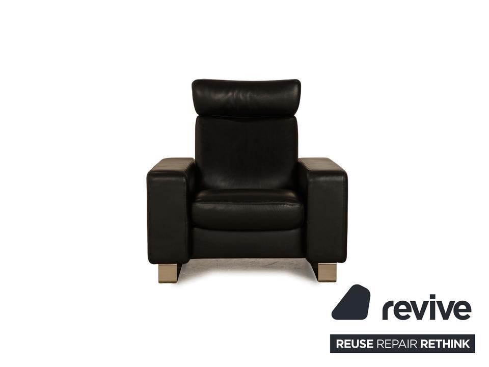 Stressless Arion Leder Sessel Schwarz manuelle Funktion – Bild 7