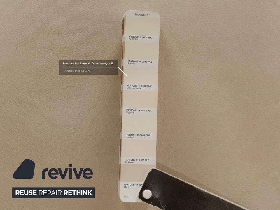 COR Clou Leder Sessel Creme manuelle Funktion – Bild 11