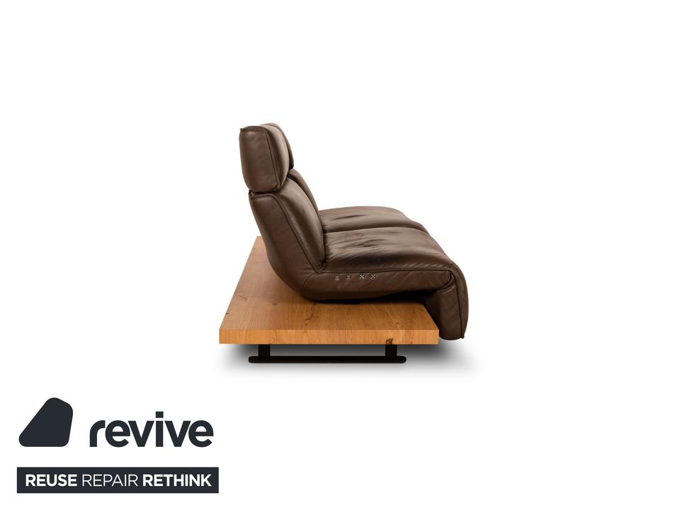 Koinor Free Motion Etino 2 Leder Zweisitzer Braun manuelle – Bild 14