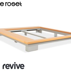 Ligne Roset Holz Bett Doppelbett Braun 200x180 cm