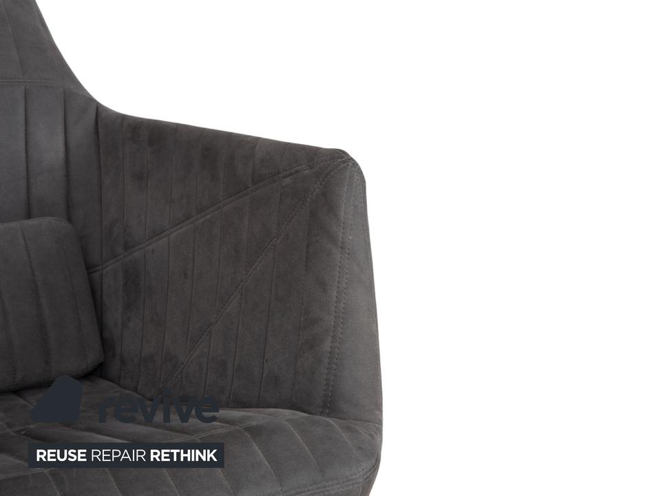 ligne roset Facett Stoff 2x Sessel Hocker Grau – Bild 7