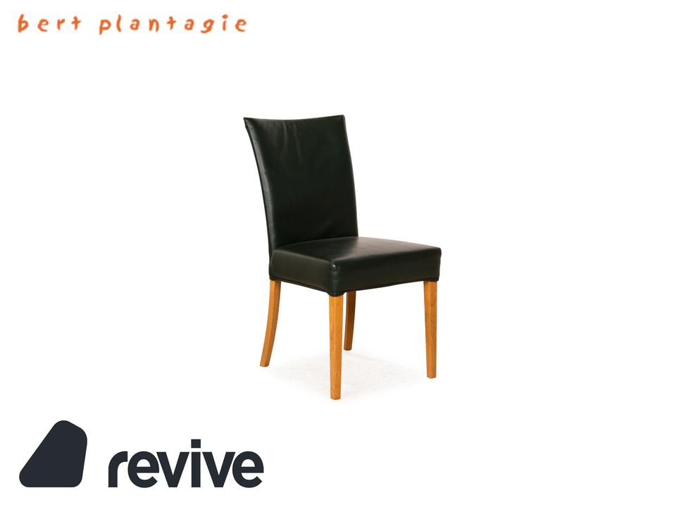 Bert Plantagie Leder Stuhl Grün Braun