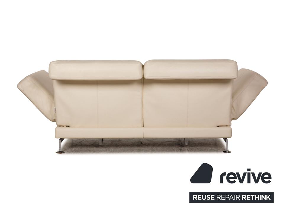 Brühl Moule (medium) Leder Sofa Creme Zweisitzer Relaxfunktion ✨ – Bild 10