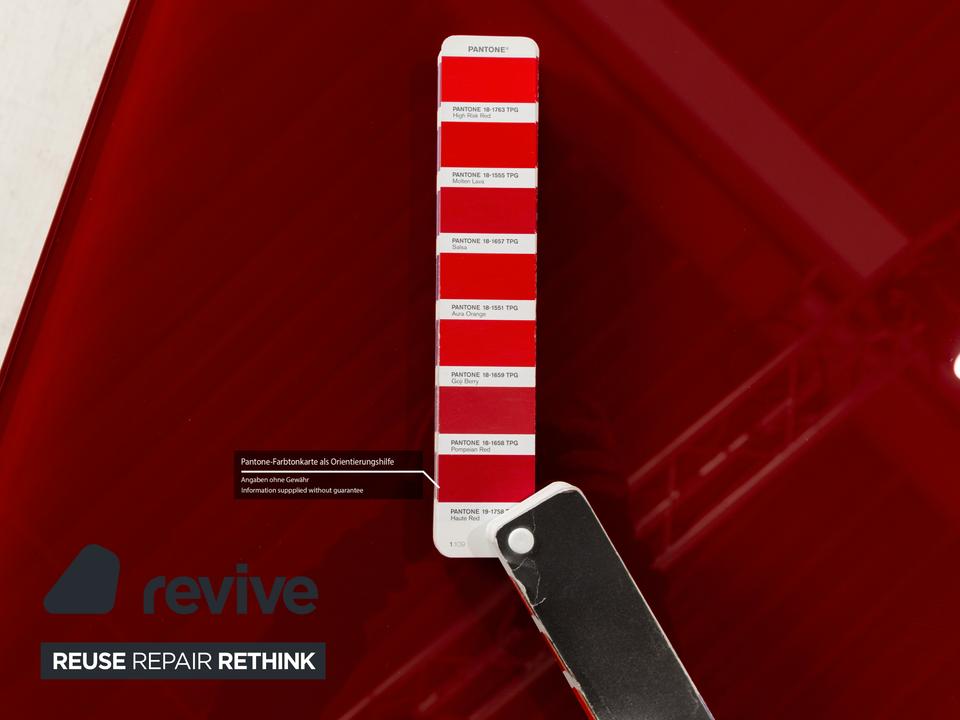 Spectral Holz Sideboard Rot Braun Schwarz Lowboard – Bild 9