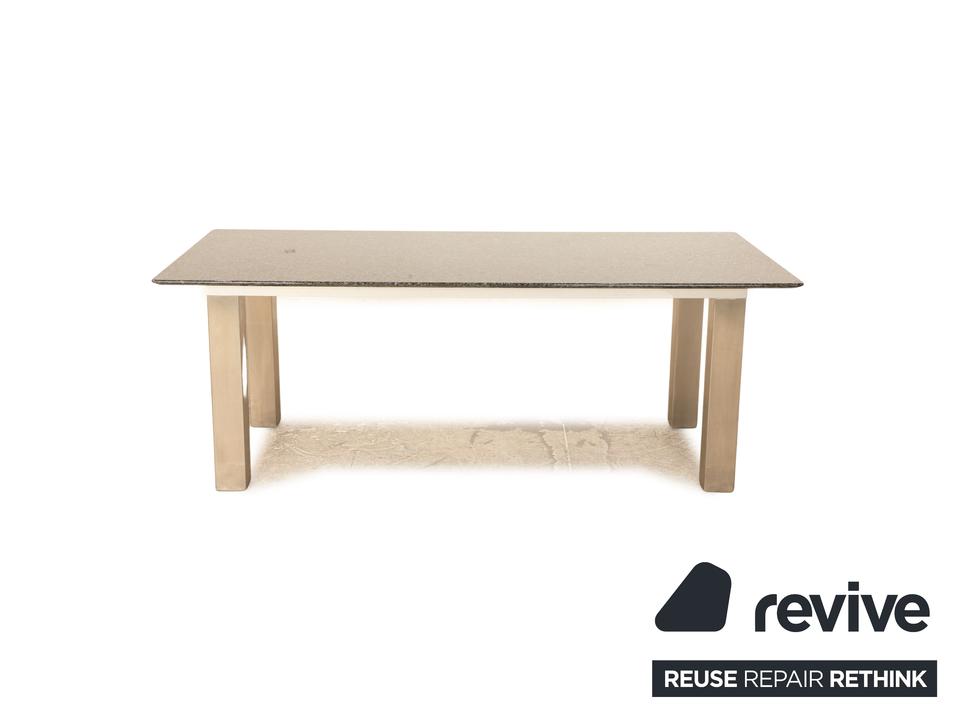 WK Wohnen Granit Esstisch Grau Blue Pearl Stein – Bild 5