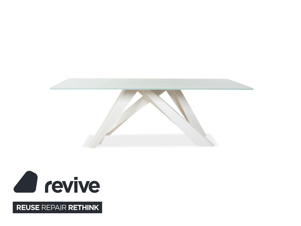 Bonaldo Big Table Glas Esstisch Weiß – Bild 7