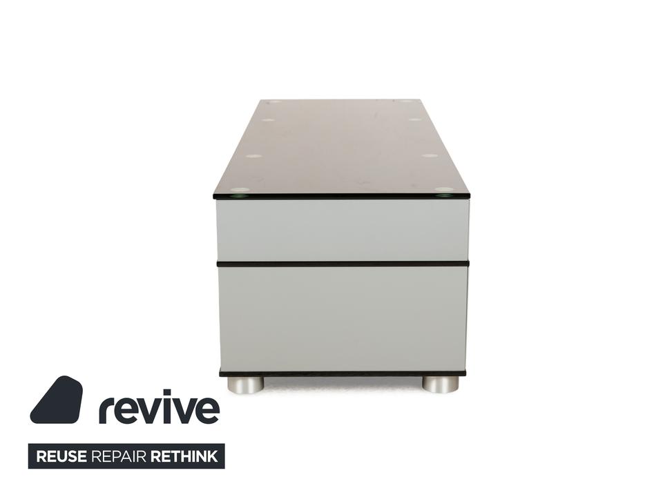 Spectral CL 1552 Glas Holz Metall Sideboard Schwarz Braun Grau – Bild 16