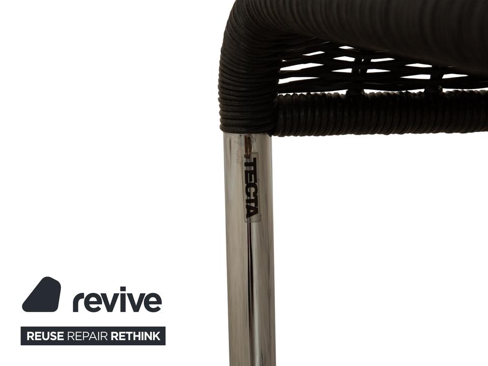 6er Garnitur Tecta B20 Dunkelgrau Geflecht – Bild 8