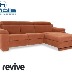 Himolla Planopoly Stoff Ecksofa Braun Camel Sofa Couch Recamiere