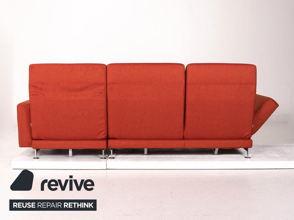 Brühl Moule Stoff Ecksofa Terrakotta Rot Relaxfunktion Funktion ✨ – Bild 12
