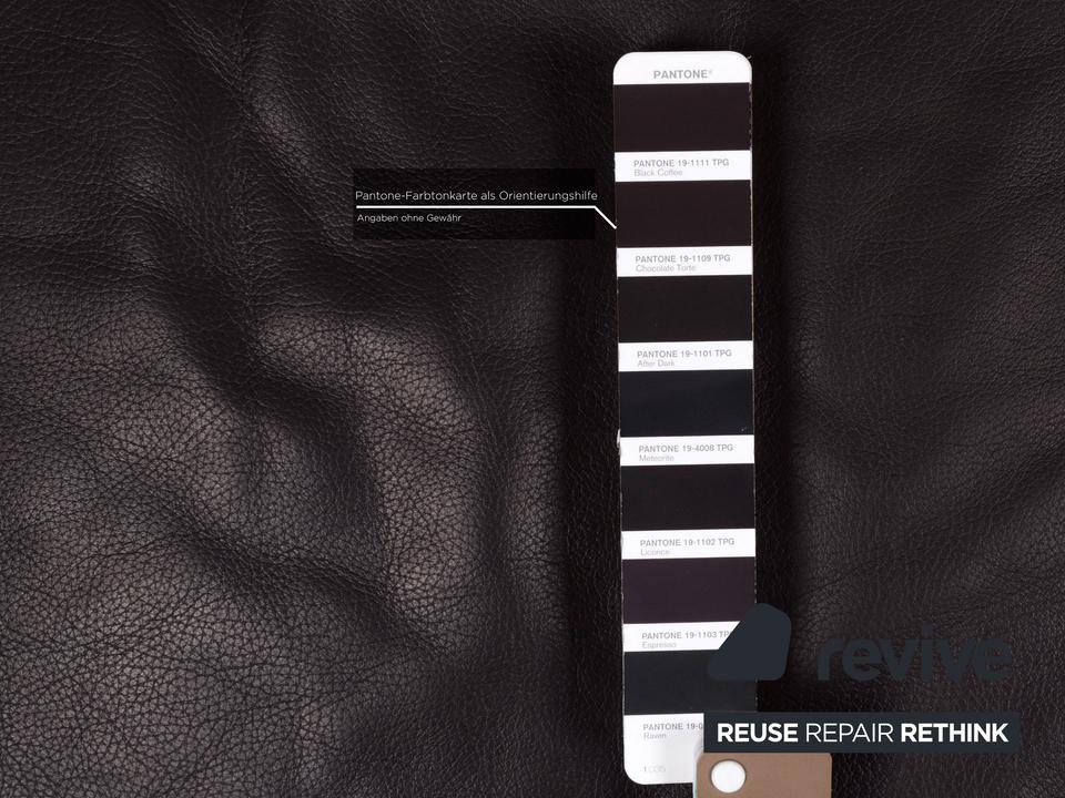 Brühl Moule (medium) Leder Sofa Braun Dunkelbraun Relaxfunktion ✨ – Bild 6