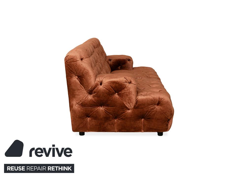 Bretz Cocoa Island Stoff Samt Knopfheftung Zweisitzer Braun – Bild 8