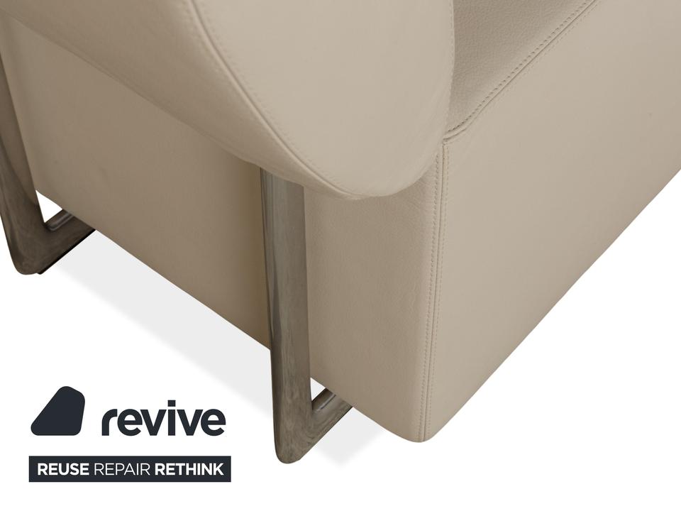 COR Clou Leder Sessel Creme manuelle Funktion – Bild 9