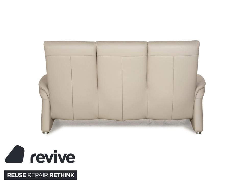 Himolla Cumuly Leder Sofa Garnitur Beige Hellgrau Dreisitzer – Bild 16