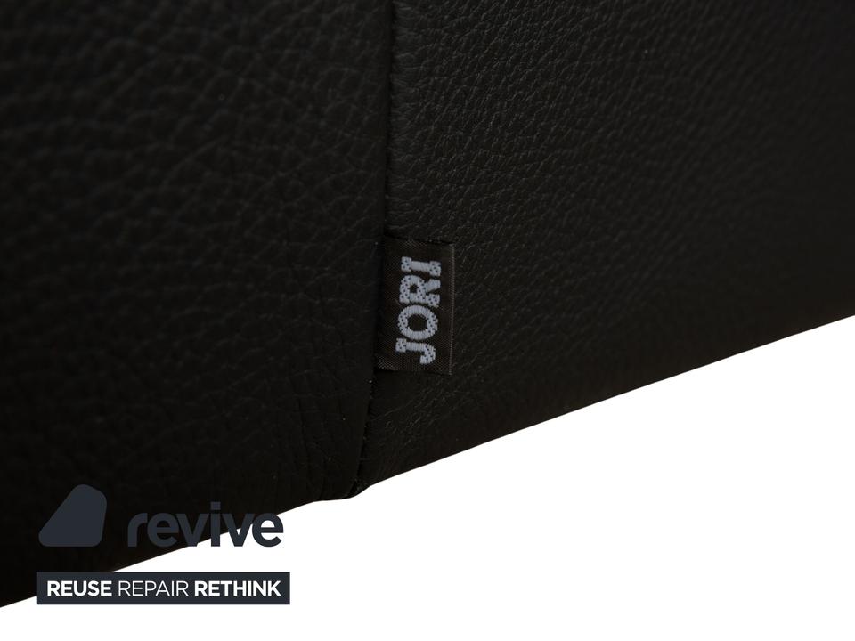 Jori Linea Leder Zweisitzer Schwarz manuelle Funktion Sofa Couch – Bild 10