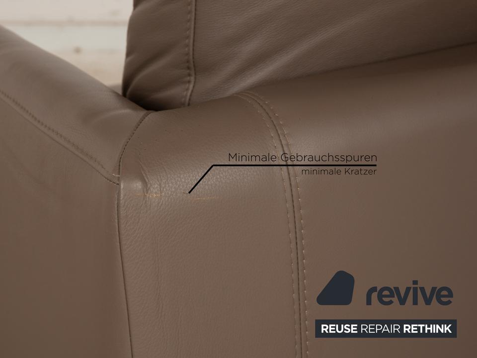 BoConcept Fargo Leder Zweisitzer Braun Sofa Couch – Bild 8