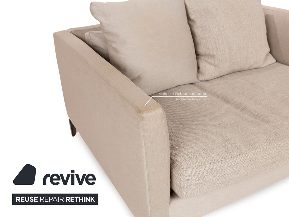 Minotti Andersen Lovechair Stoff Sessel Beige – Bild 5