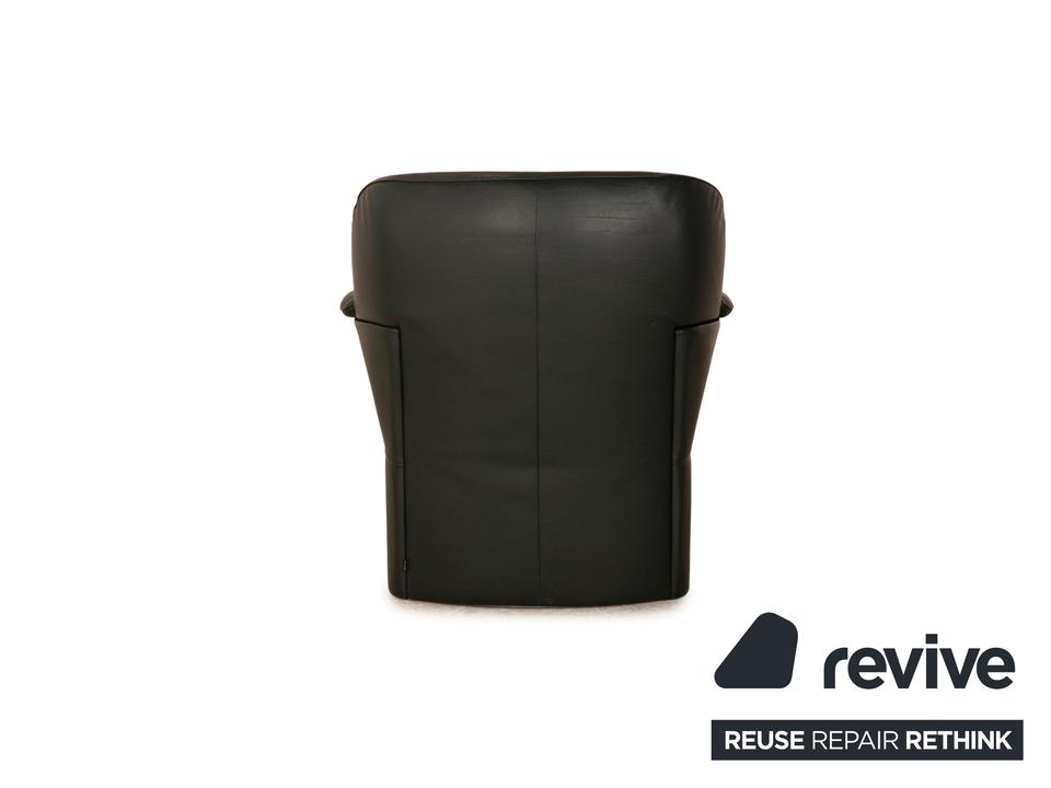 Jori Leder Sessel Dunkelgrün – Bild 9