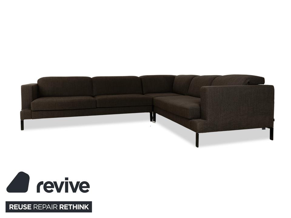 ligne roset Stoff Ecksofa Grau Sofa Couch – Bild 3