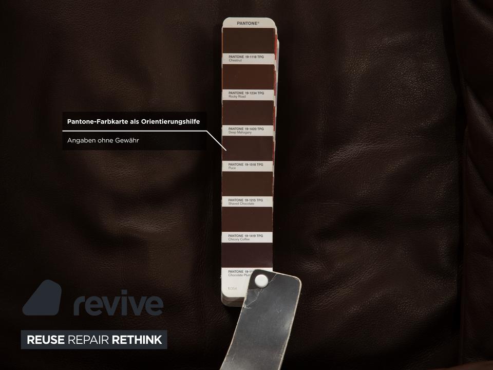 Cassina Maralunga Leder Sessel Braun Kastanie manuelle Funktion – Bild 9