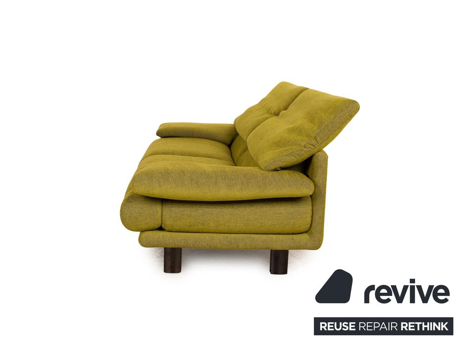 B&B Italia Alanda Stoff Dreisitzer Grün Sofa Couch manuelle – Bild 13