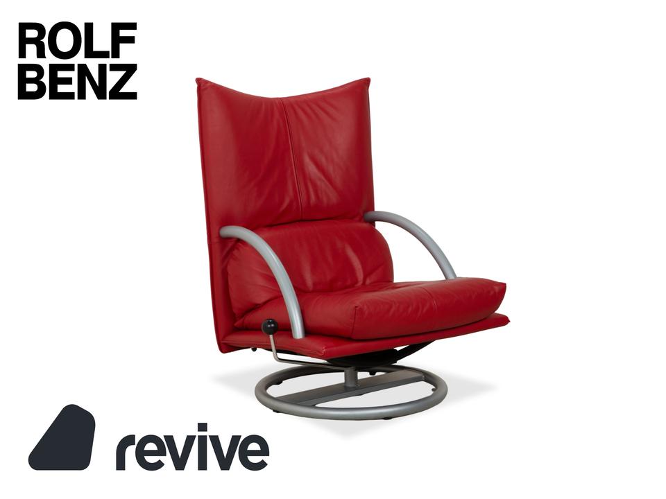 Rolf Benz BMP 418 Leder Sessel Rot
