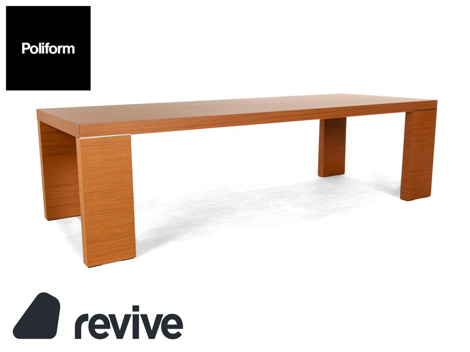 Poliform Holz Esstisch Braun 260 x 100 cm