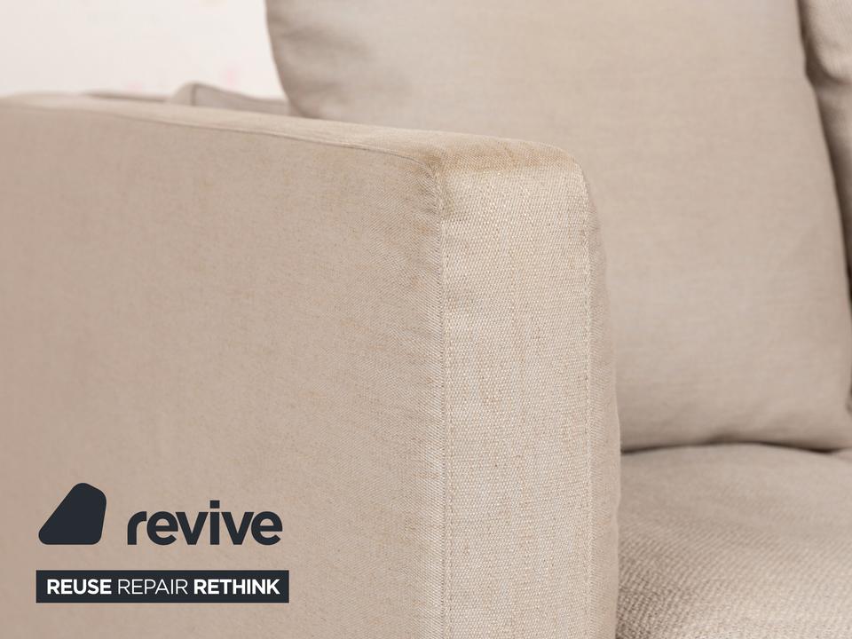 Minotti Andersen Lovechair Stoff Sessel Beige – Bild 3