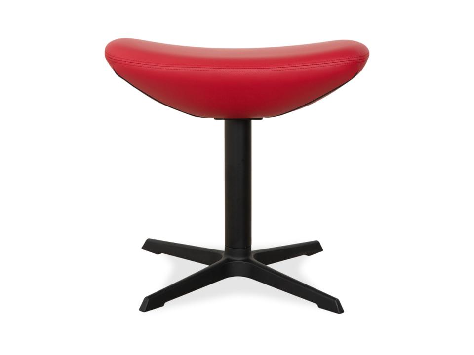 Varier Kokon Leder Sessel inkl. Hocker Rot – Bild 19