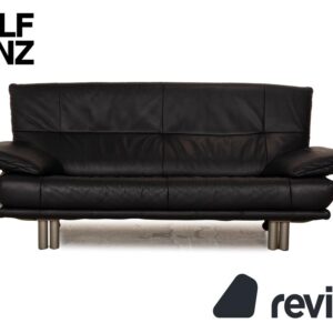 Rolf Benz BMP 418 Leder Zweisitzer Blau Dunkelblau Sofa Couch ✨