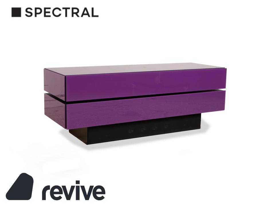 Spectral Brick BR 1502 Glas Sideboard Lila Canton HiFi Board