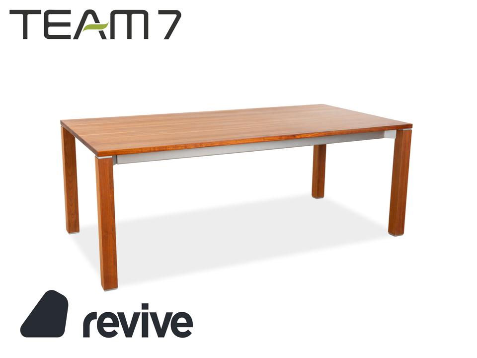 Team 7 Holz Esstisch Braun Ausziehfunktion