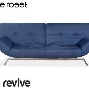 ligne roset Smala Stoff Dreisitzer Blau Neubezug manuelle ✨